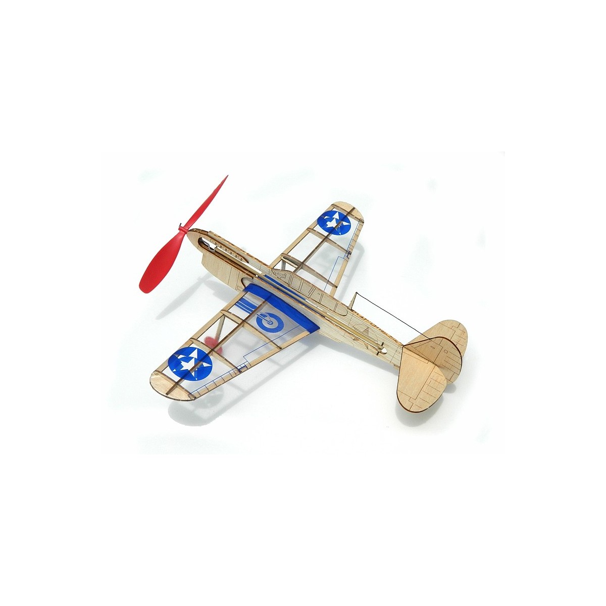 U.S. Warhawk mini plane balsa Guillow's Guillow's S0284502 - 1