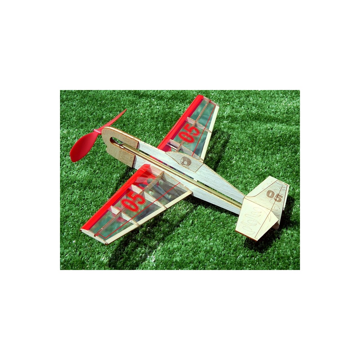 Stunt Flyer mini plane balsa Guillow's Guillow's S0284505 - 2