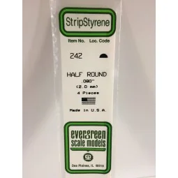 Half round 2.0x350mm Ref: 242 - Evergreen - S1370242