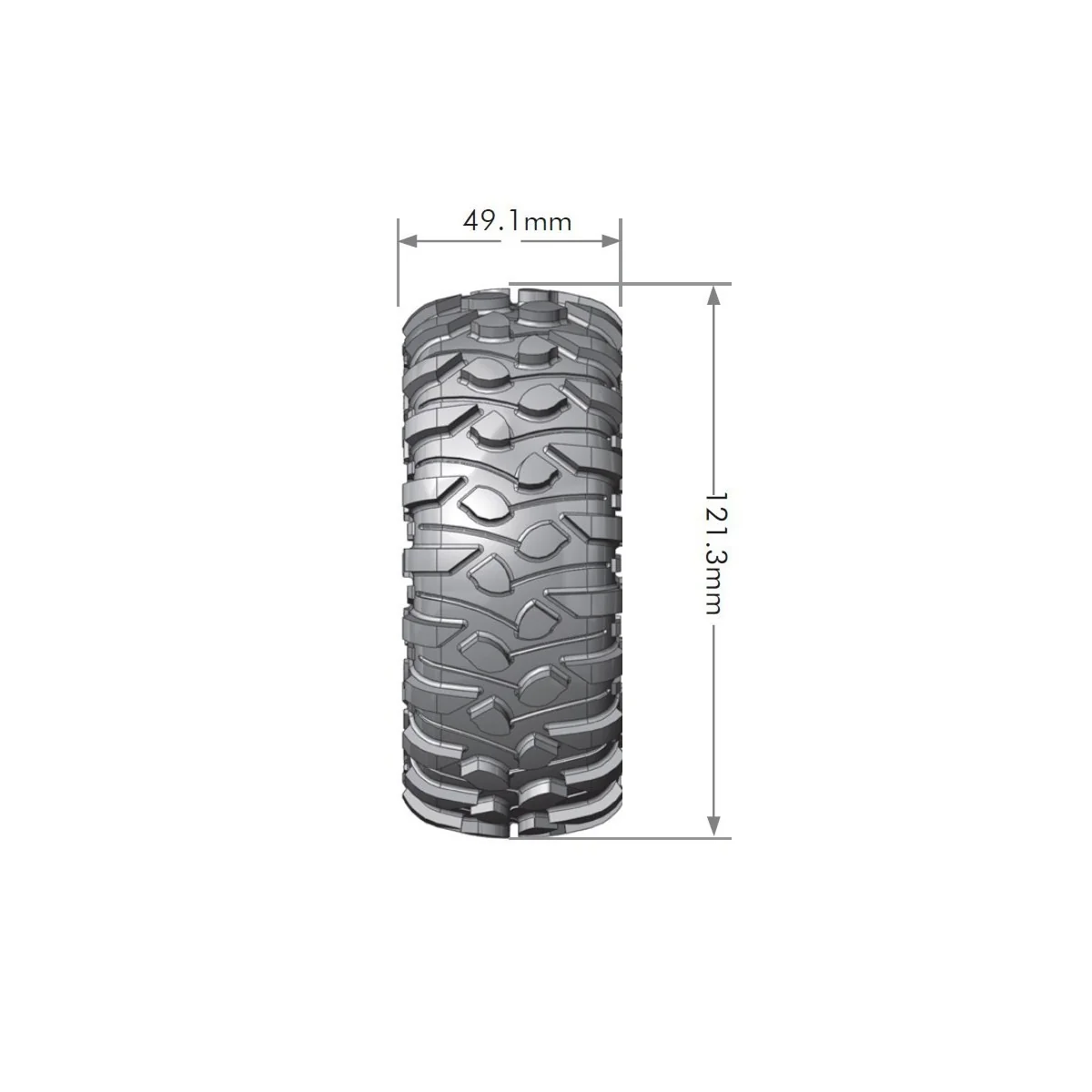 Pneus CR-Rowdy + Jantes 1.9" Noir 1/10 (x2) Louise RC Louise RC LR-T3233VBC - 2 Pneus CR-Rowdy + Jantes 1.9" Noir 1/10 (x2) Louise RC Louise RC LR-T3233VBC - 2