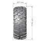 LR-T3233VBC-CR-Rowdy Tires - Rims 1.9" Black 1/10 (x2) Louise RC - LR-T3233VBC