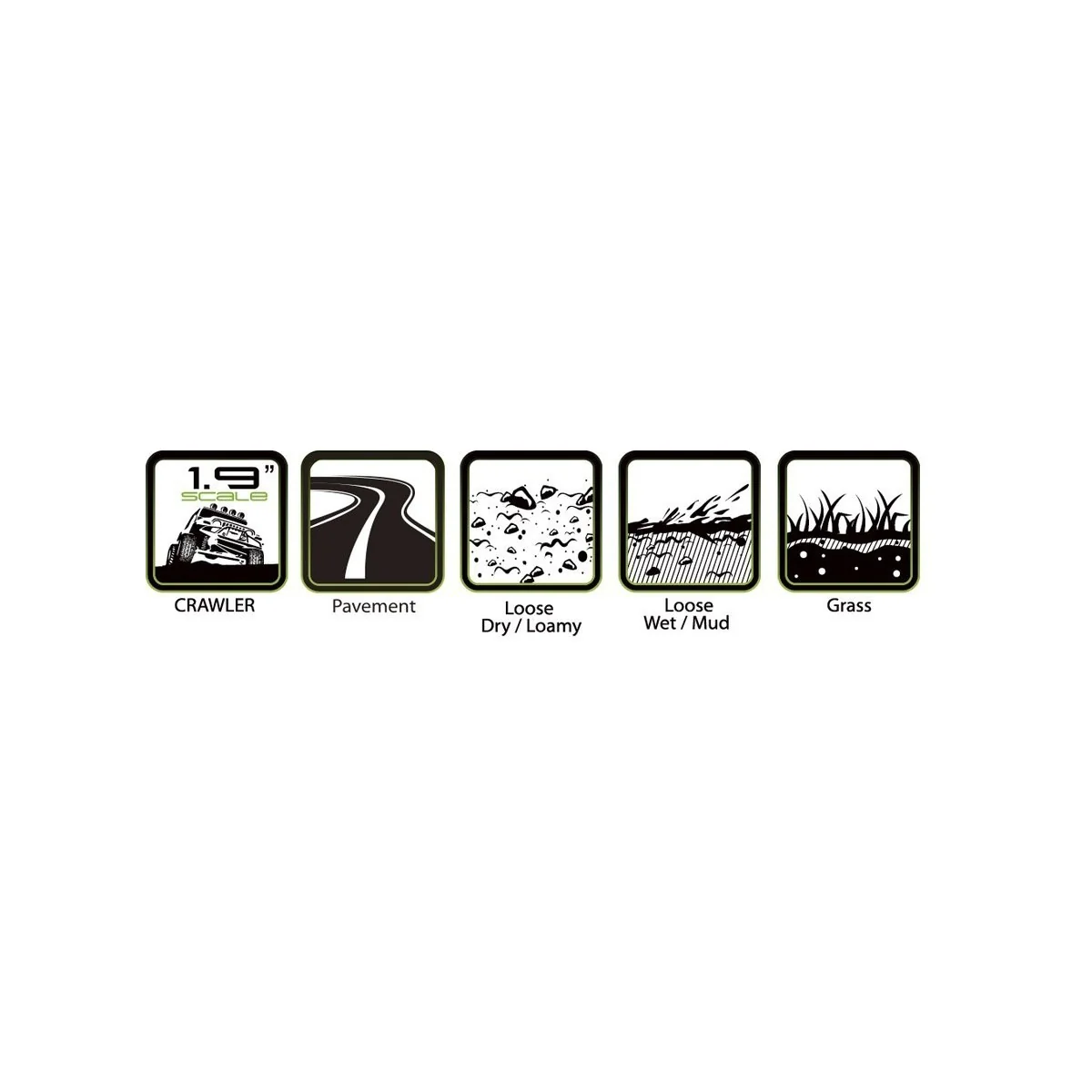 Pneus CR-Champ + Jantes 1.9" Noir 1/10 (x2) Louise RC Louise RC L-T3231VB - 3 Pneus CR-Champ + Jantes 1.9" Noir 1/10 (x2) Louise RC Louise RC L-T3231VB - 3