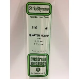 Quarter round 0.75x350mm Ref: 246 - Evergreen - S1370246