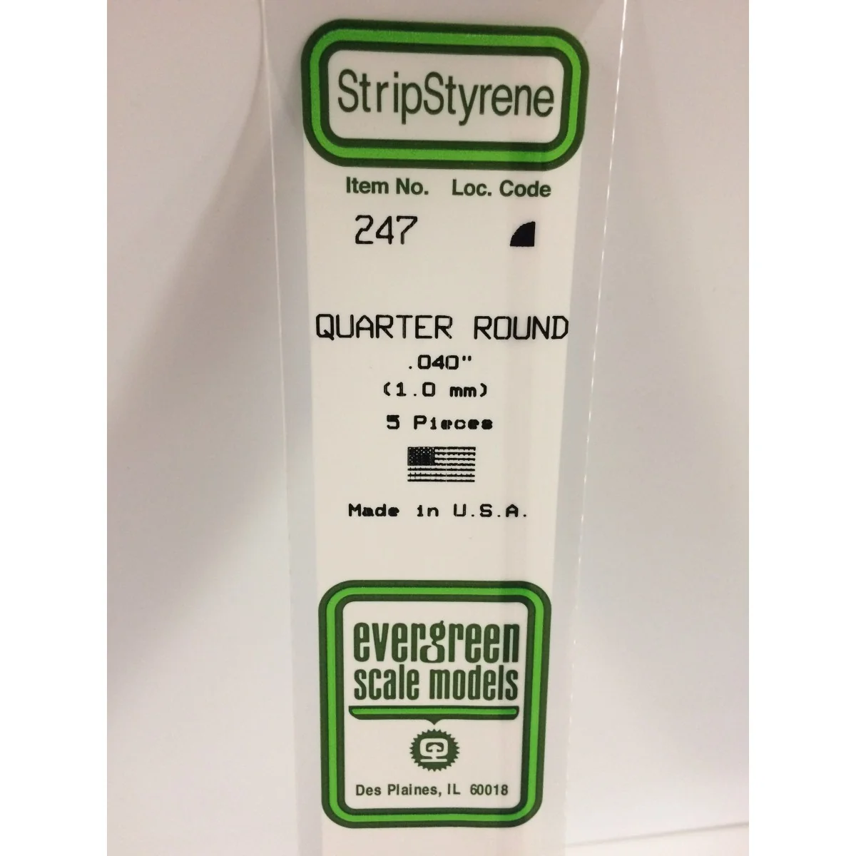 Quarter round 1.0x350mm Ref: 247 - Evergreen - S1370247 Quarter round 1.0x350mm Ref: 247 - Evergreen - S1370247