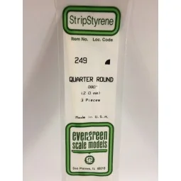 Quarter round 2.0x350mm Ref: 249 - Evergreen - S1370249