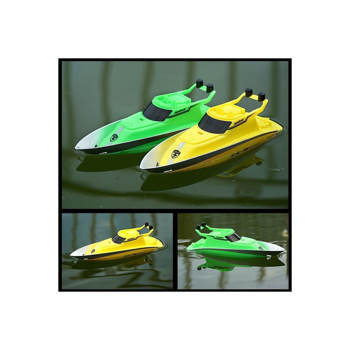 Mini Racing Yacht Green 2.4Ghz RTR Siva Siva SV-30015 - 2 Mini Racing Yacht Green 2.4Ghz RTR Siva Siva SV-30015 - 2