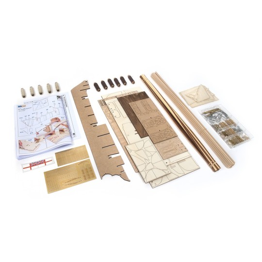12008-Boat Endurance 1/70 Kit Construction Wood OcCre