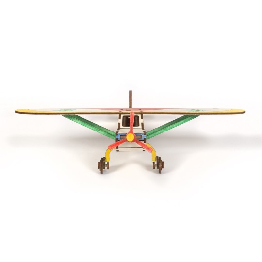 20002-Airplane Falcon kit construction wood OcCre