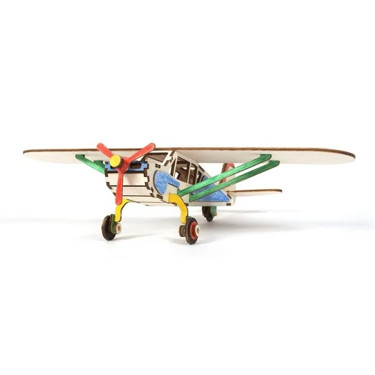 Airplane Falcon kit construction wood OcCre OcCre 20002 - 5 20002-Airplane Falcon kit construction wood OcCre - 20002
