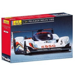 Peugeot 905 EV 1 BIS 1/24 Heller + colle et peintures Heller HEL-56718 - 1