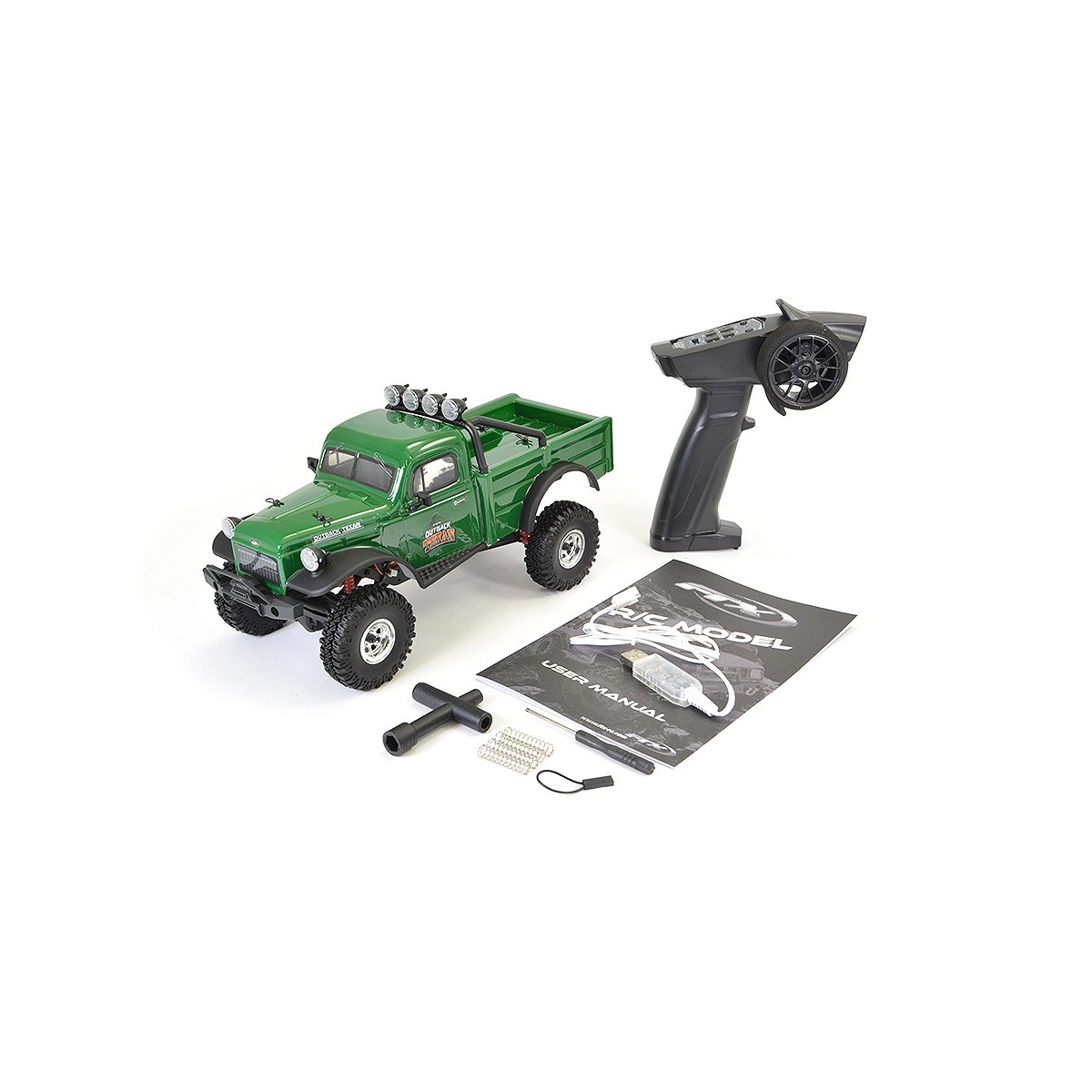 Outback Mini X Texan Crawler 2.4Ghz Green 1/18 RTR FTX FTX FTX5524GN - 12