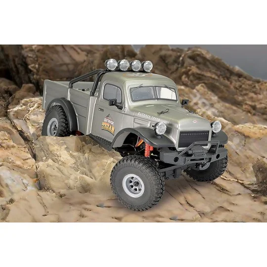 FTX5524GY-Outback Mini X Texan Crawler 2.4Ghz Gris 1/18 RTR FTX