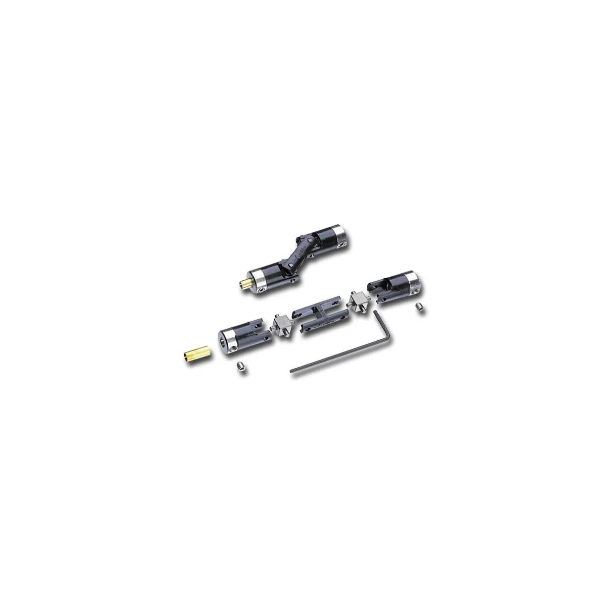 Cardan double diam. 3 et 4mm RoMarin RO1449 - 1