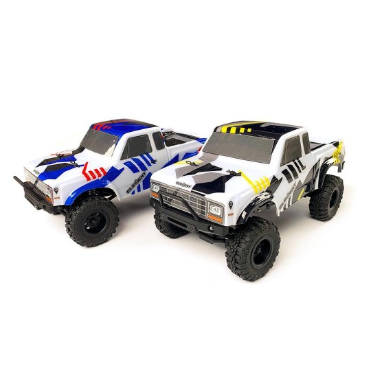 EL20181-Enduro24 Sendero Trail Truck Bleu/Rouge 4WD 1/24 RTR Element RC