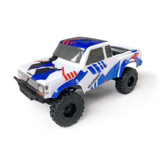 EL20181-Enduro24 Sendero Trail Truck Bleu/Rouge 4WD 1/24 RTR Element RC
