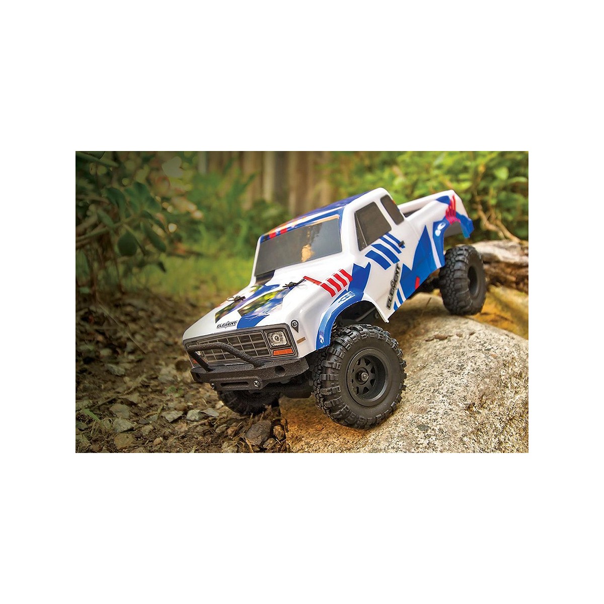 Enduro24 Sendero Trail Truck Bleu/Rouge 4WD 1/24 RTR Element RC  EL20181 - 7