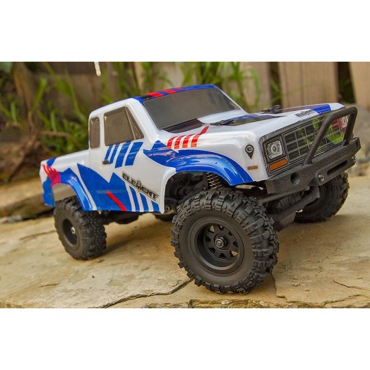 EL20181-Enduro24 Sendero Trail Truck Bleu/Rouge 4WD 1/24 RTR Element RC