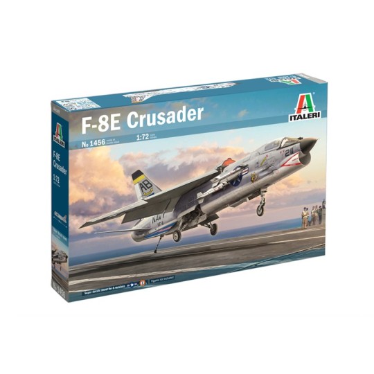 F-8E Crusader 1/72 Italeri aircraft Italeri I1456 - 2 I1456-F-8E Crusader 1/72 Italeri aircraft - I1456