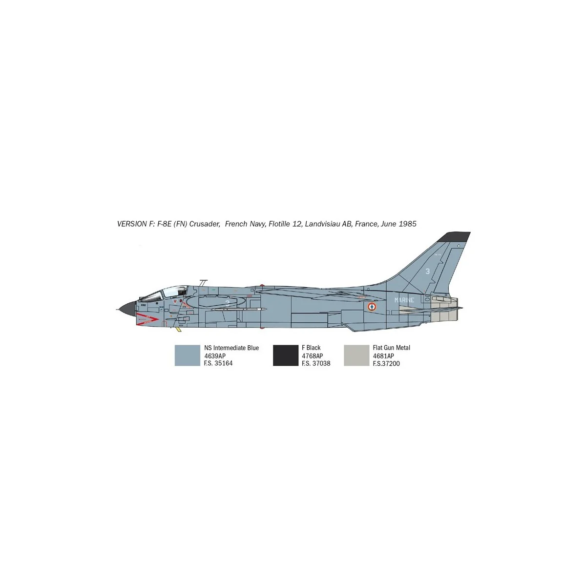 F-8E Crusader 1/72 Italeri aircraft Italeri I1456 - 9 F-8E Crusader 1/72 Italeri aircraft Italeri I1456 - 9