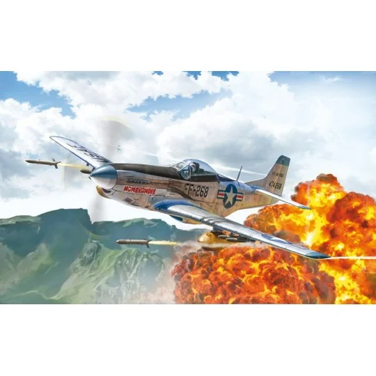 I1452-Avion F-51D Mustang Guerre de Corée 1/72 Italeri