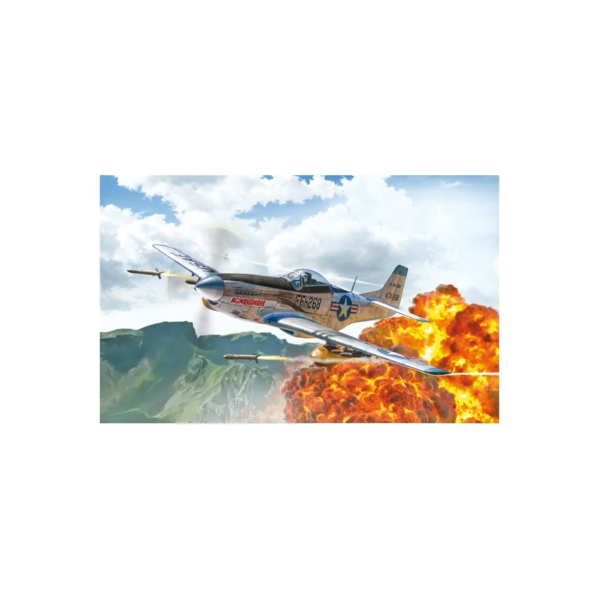 Avion F-51D Mustang Guerre de Corée 1/72 Italeri Italeri I1452 - 1