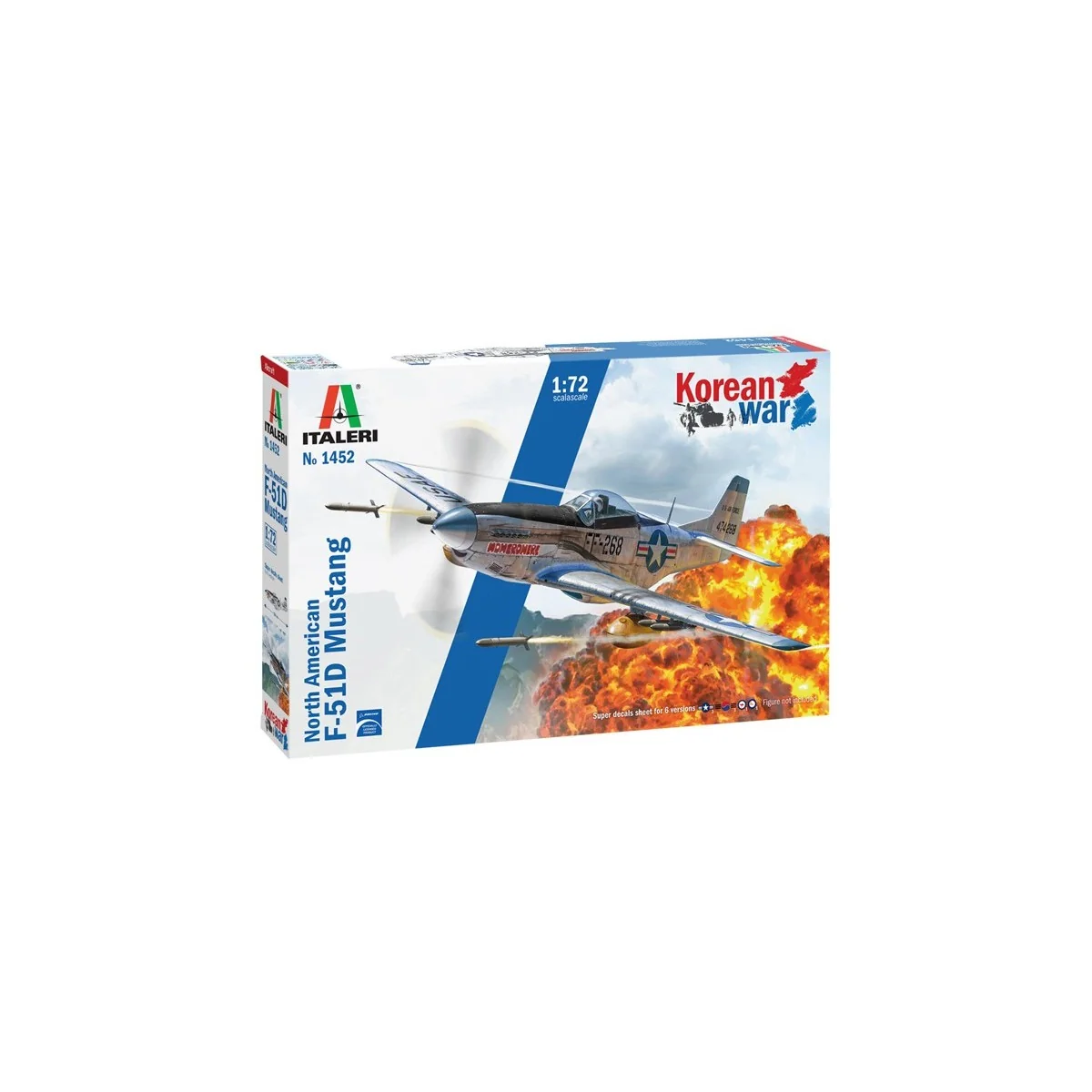 F-51D Mustang Korean War 1/72 Italeri aircraft Italeri I1452 - 2 F-51D Mustang Korean War 1/72 Italeri aircraft Italeri I1452 - 2