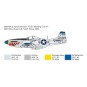 F-51D Mustang Korean War 1/72 Italeri aircraft Italeri I1452 - 6 I1452-F-51D Mustang Korean War 1/72 Italeri aircraft - I1452