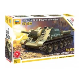 Char soviétique canon automoteur SU-122 1/72 Zvezda Zvezda Z5043 - 1