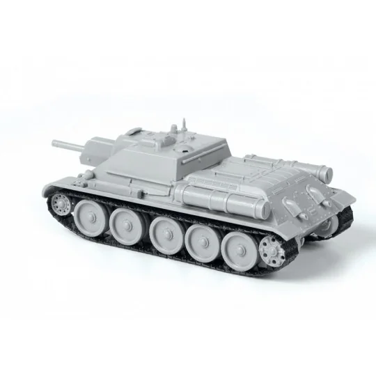 Z5043-Soviet SU-122 self-propelled gun tank 1/72 Zvezda