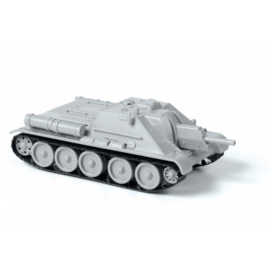 Z5043-Soviet SU-122 self-propelled gun tank 1/72 Zvezda