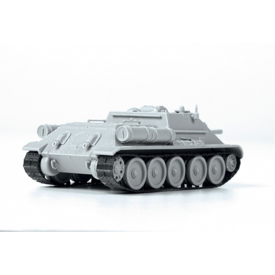 Z5043-Soviet SU-122 self-propelled gun tank 1/72 Zvezda