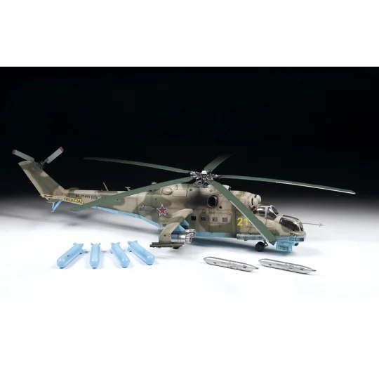 Mil Mi-24P Hind F 1/48 Zvezda Zvezda Z4812 - 3 Z4812-Mil Mi-24P Hind F 1/48 Zvezda - Z4812
