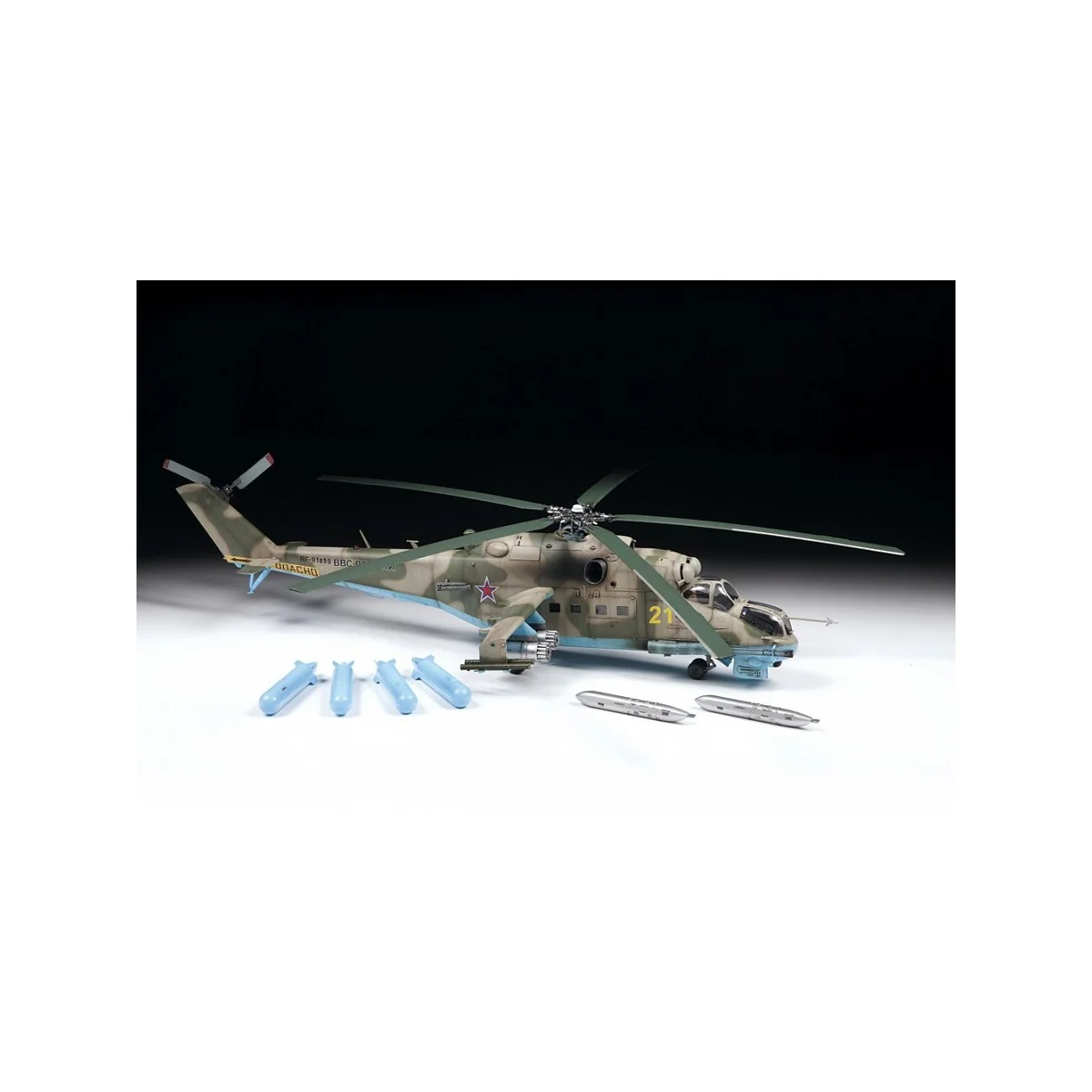 Mil Mi-24P Hind F 1/48 Zvezda Zvezda Z4812 - 3 Mil Mi-24P Hind F 1/48 Zvezda Zvezda Z4812 - 3