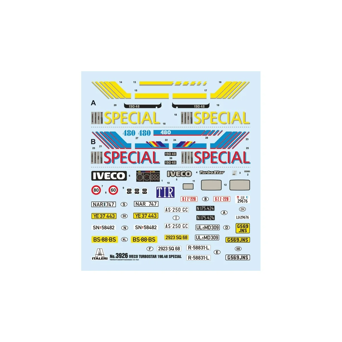 IVECO Turbostar 190.48 Special 1/24 Italeri Italeri I3926 - 3