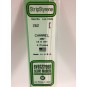S1370262-Profilé U 2.0x350mm Ref : 262 - Evergreen - S1370262