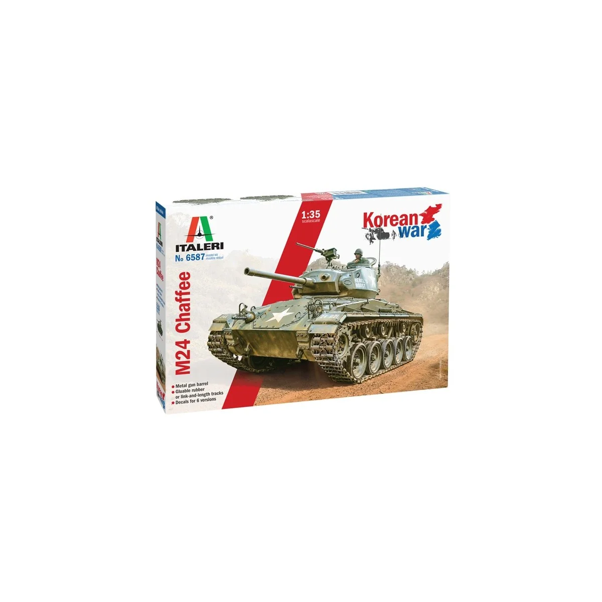 Char M24 Chaffee "Guerre de Corée" 1/35 Italeri Italeri I6587 - 2 Char M24 Chaffee "Guerre de Corée" 1/35 Italeri Italeri I6587 - 2