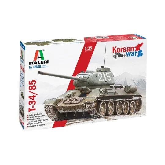 I6585-Tank T-34/85 "Korean War" 1/35 Italeri - I6585