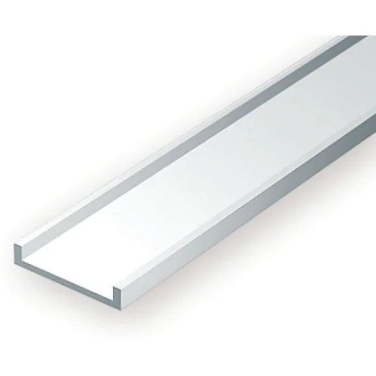Profilé U 2.5x350mm Ref : 263 - Evergreen Evergreen S1370263 - 2 S1370263-Profilé U 2.5x350mm Ref : 263 - Evergreen - S1370263