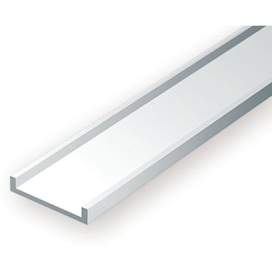 S1370263-U-profile 2.5x350mm Ref: 263 - Evergreen - S1370263