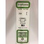 S1370264-Profilé U 3.2x350mm Ref : 264 - Evergreen - S1370264