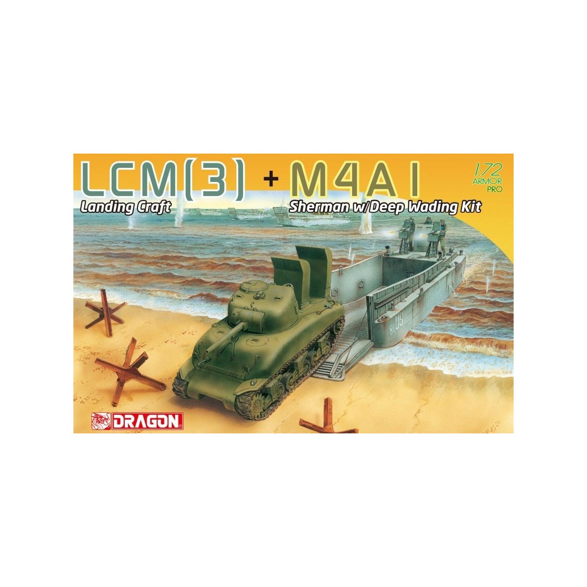LCM Tank(3) & M4A1 Sherman 1/72 Dragon  D7516 - 1