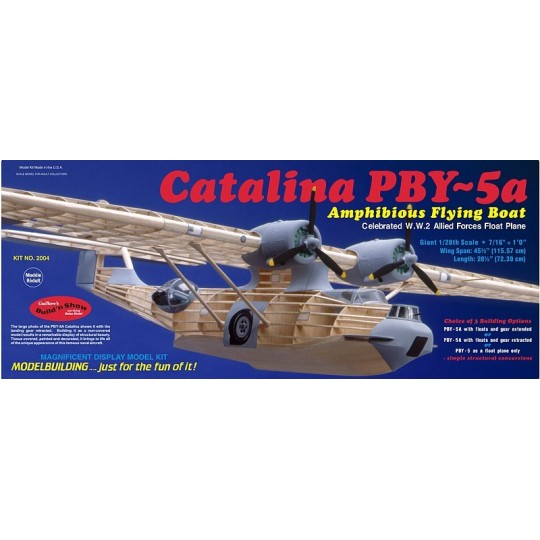 copy of 1903 Wright Flyer Guillow's Guillow's S0282004 - 1 S0282004-Catalina PBY-5a Guillow's - S0282004