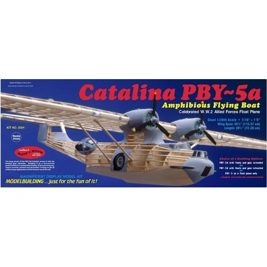 Catalina PBY-5a Guillow's Guillow's S0282004 - 1 S0282004-Catalina PBY-5a Guillow's - S0282004