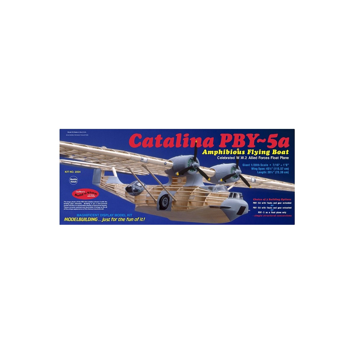 Catalina PBY-5a Guillow's Guillow's S0282004 - 1