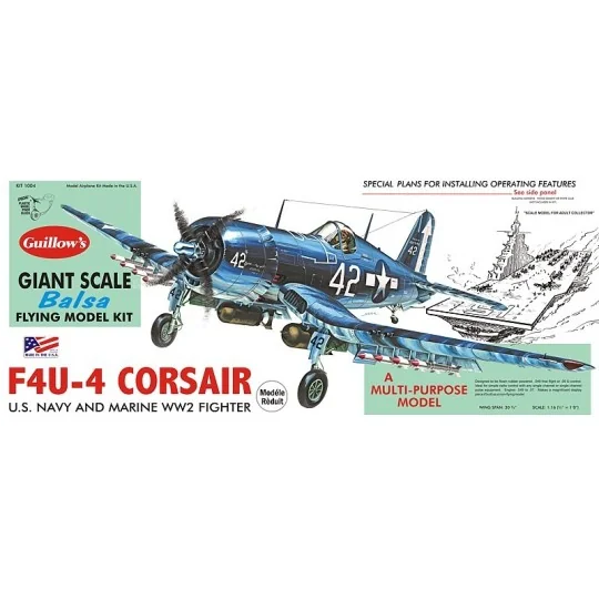 S0281004-Corsair F4U-4 Guillow's - S0281004