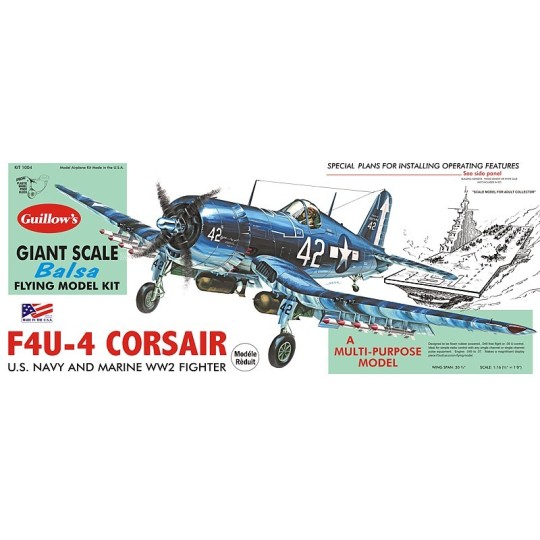 S0281004-Corsair F4U-4 Guillow's - S0281004