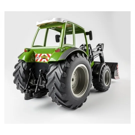 500907347-Green tractor with front bucket 1/16 RTR Carson - 500907347