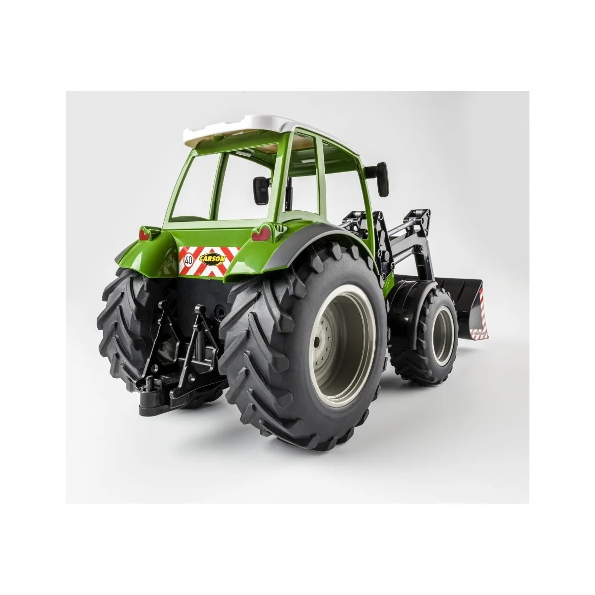 Green tractor with front bucket 1/16 RTR Carson Carson 500907347 - 4