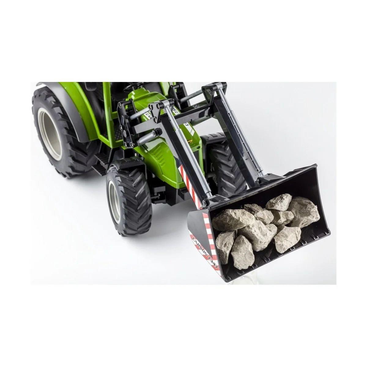 Green tractor with front bucket 1/16 RTR Carson Carson 500907347 - 6