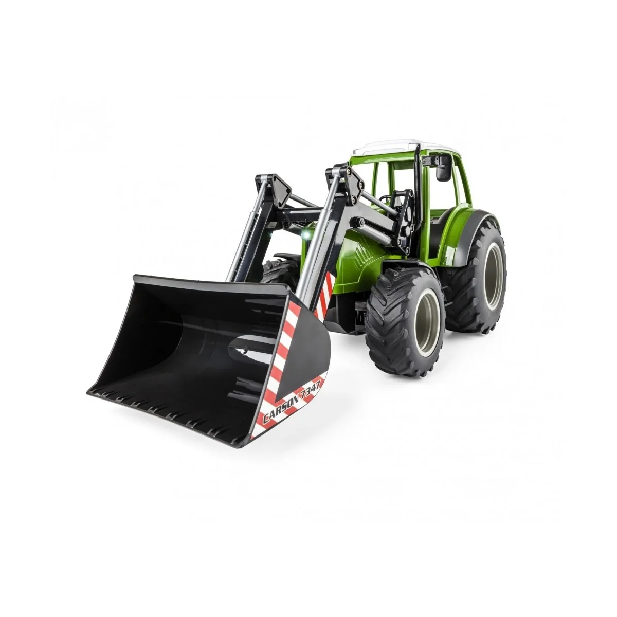 Green tractor with front bucket 1/16 RTR Carson Carson 500907347 - 2
